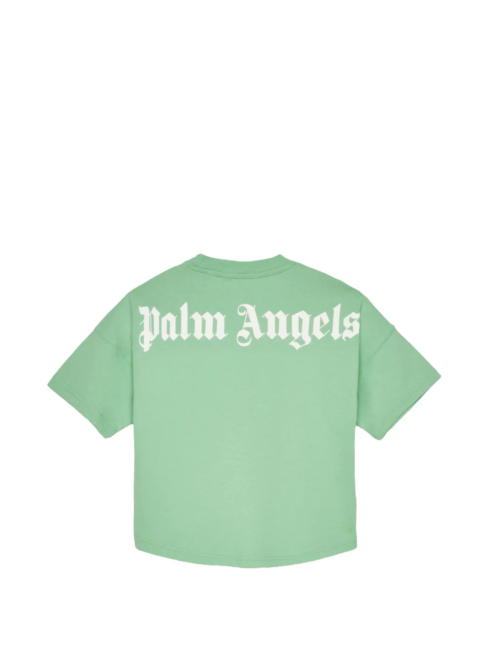 Palm Angels Kids T-shirt met logoprint Groen