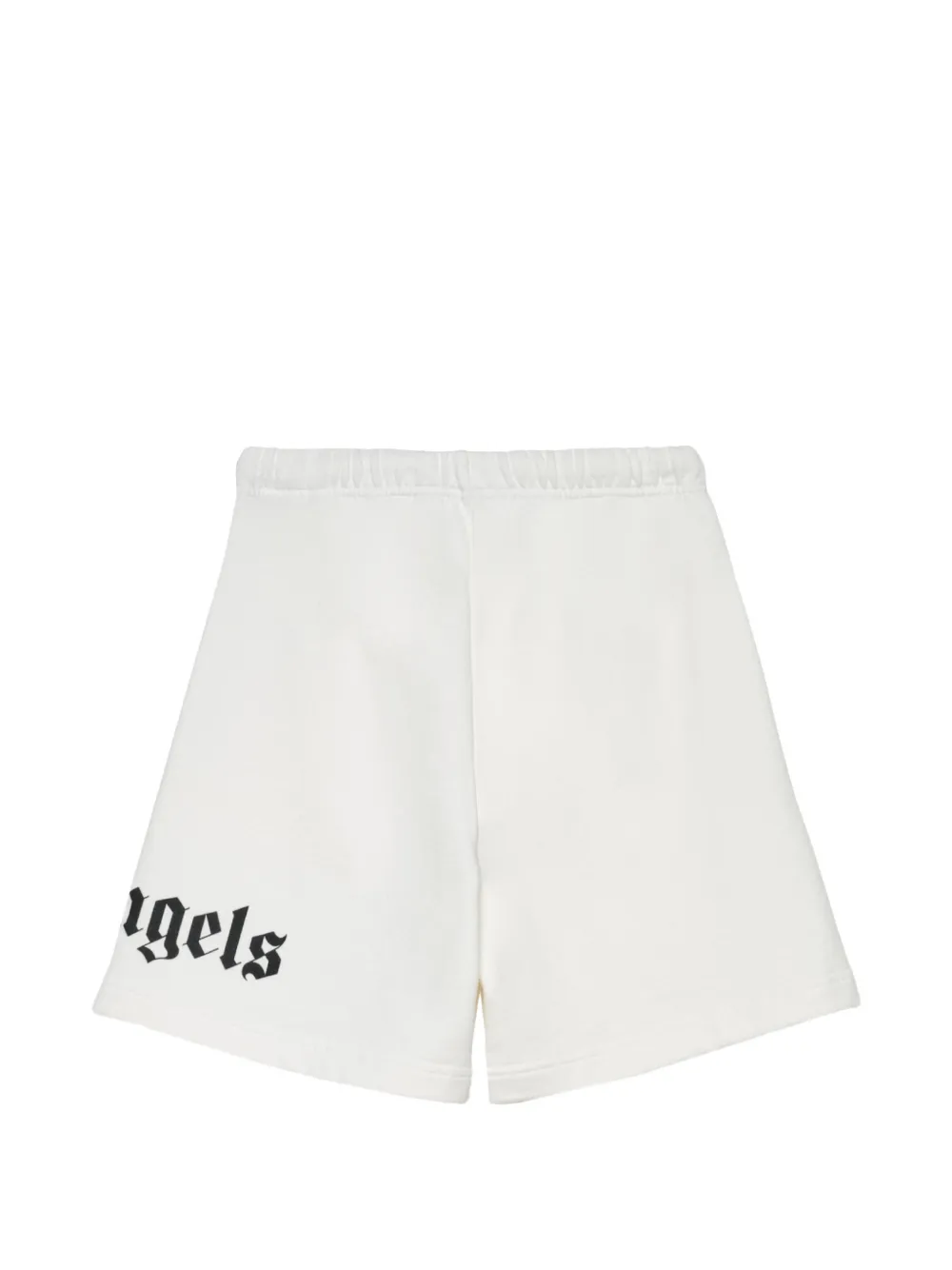 Palm Angels Kids Shorts met logoprint Beige