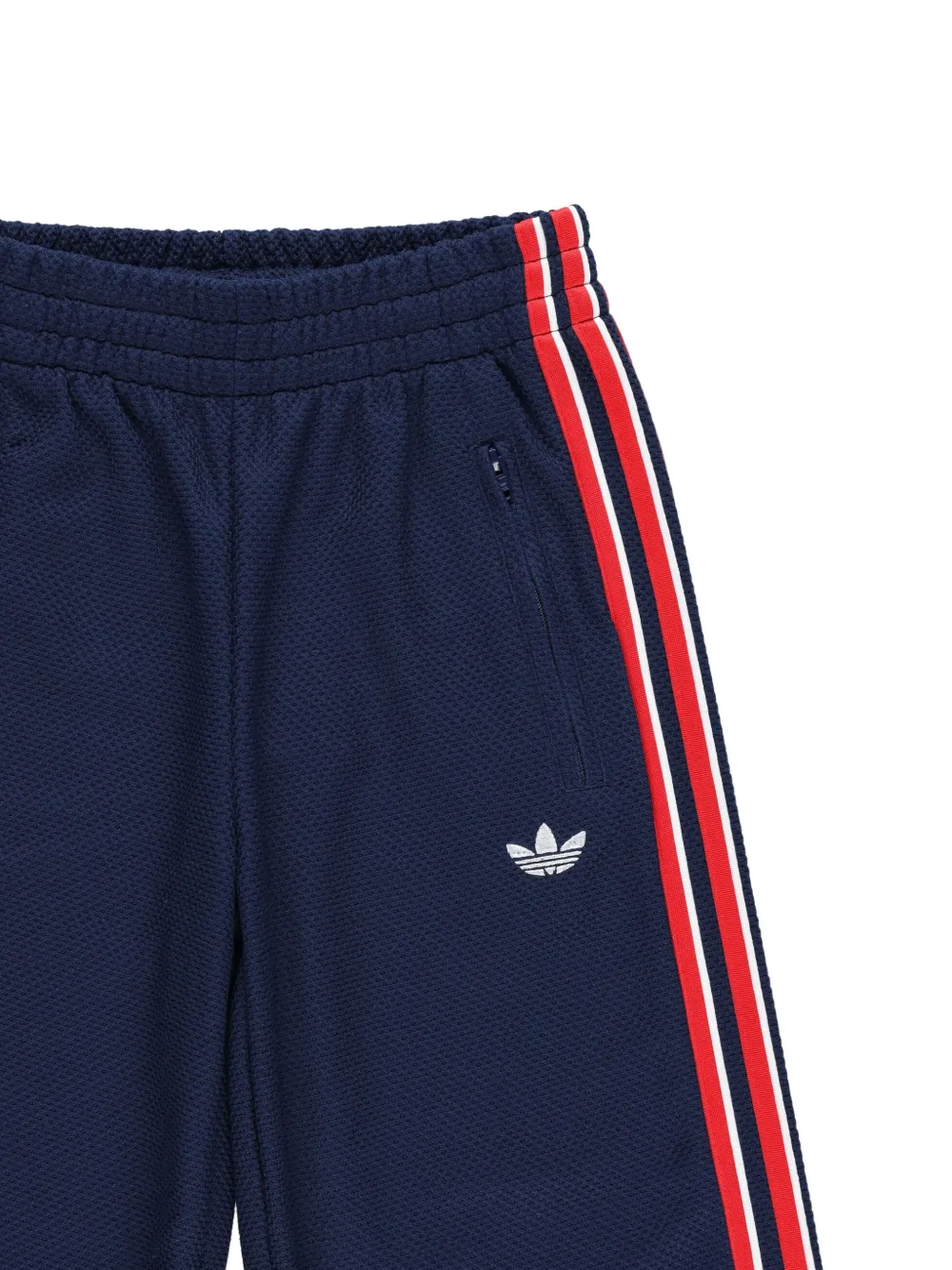  Adidas Kids Logo-embroidered Tracksuit Bottom - Blue 