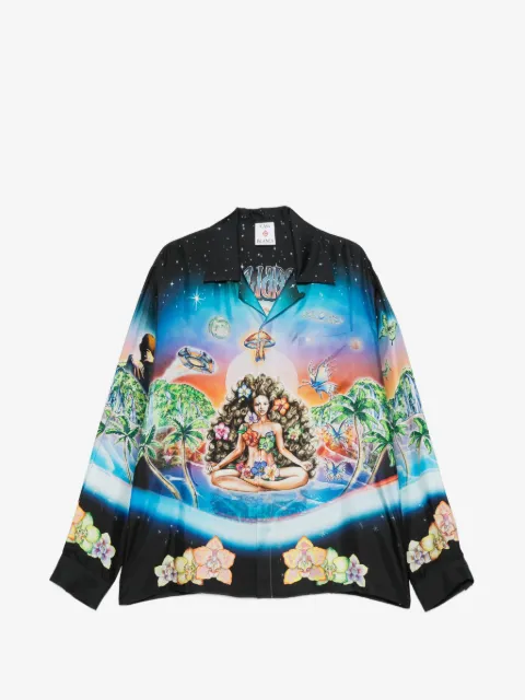 Casablanca graphic-pattern shirt