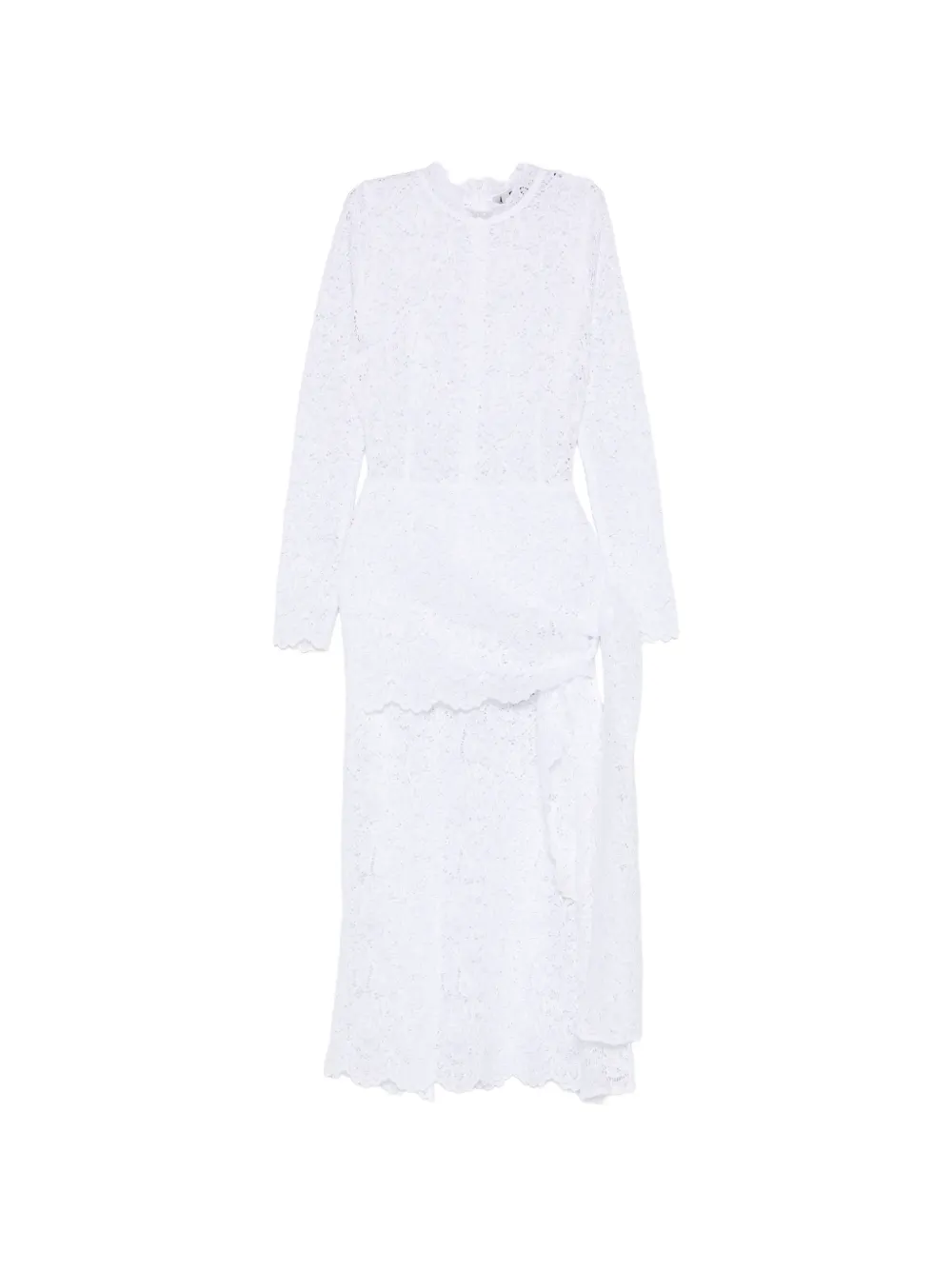 PNK lace-detail dress - Bianco