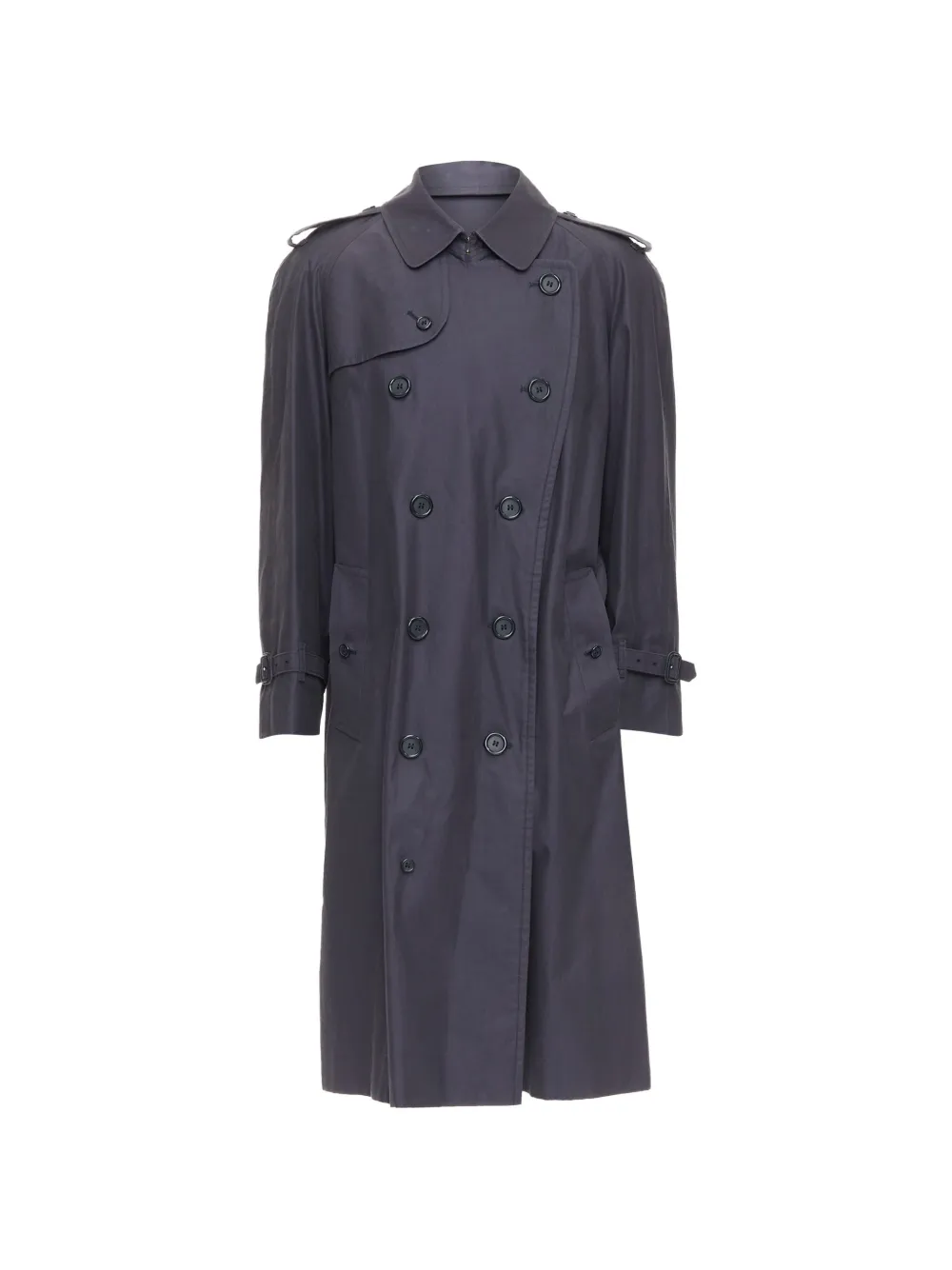 Burberry Pre-Owned cotton trench coat - Grigio