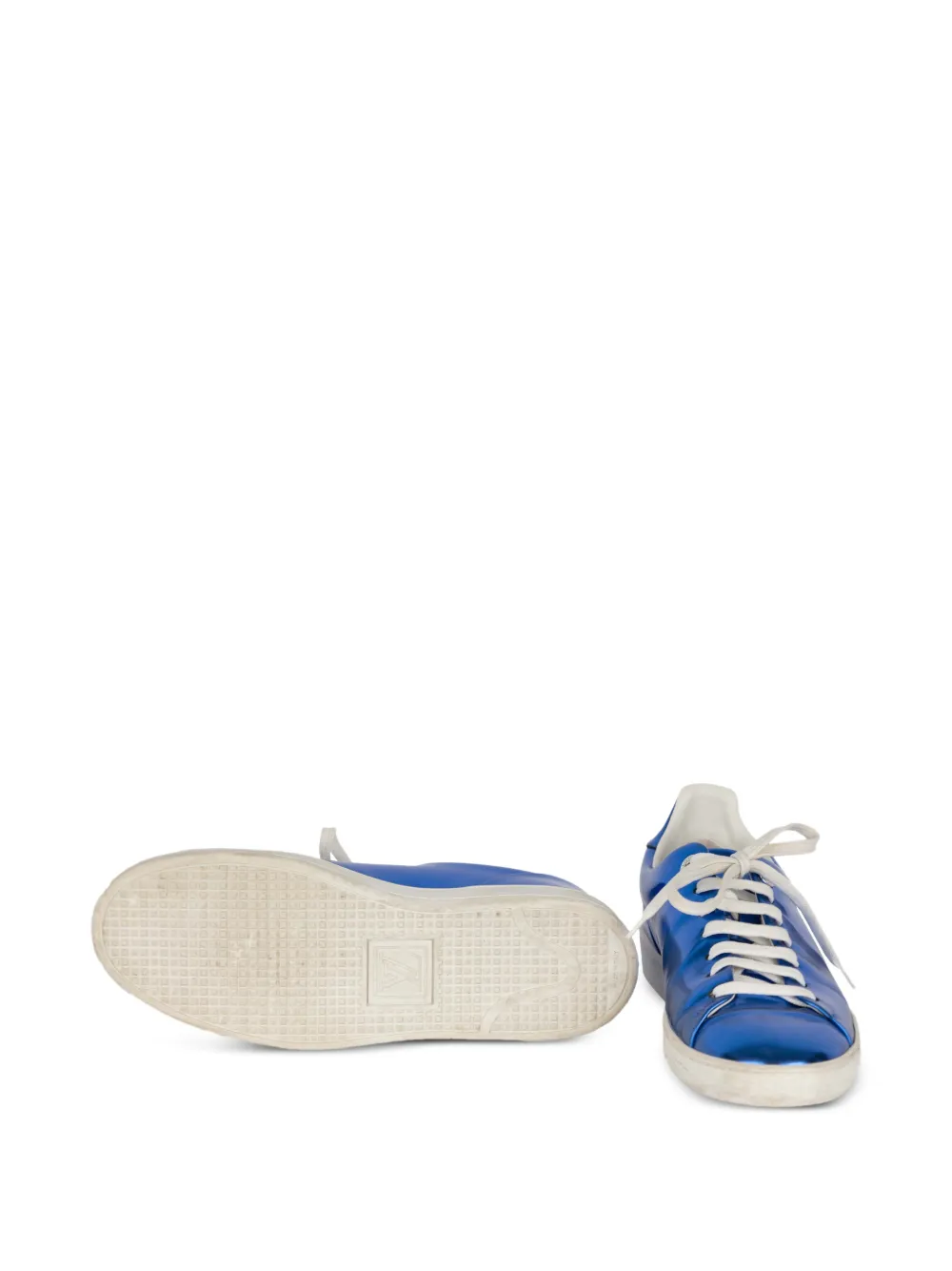 Blue Metallic Sneakers