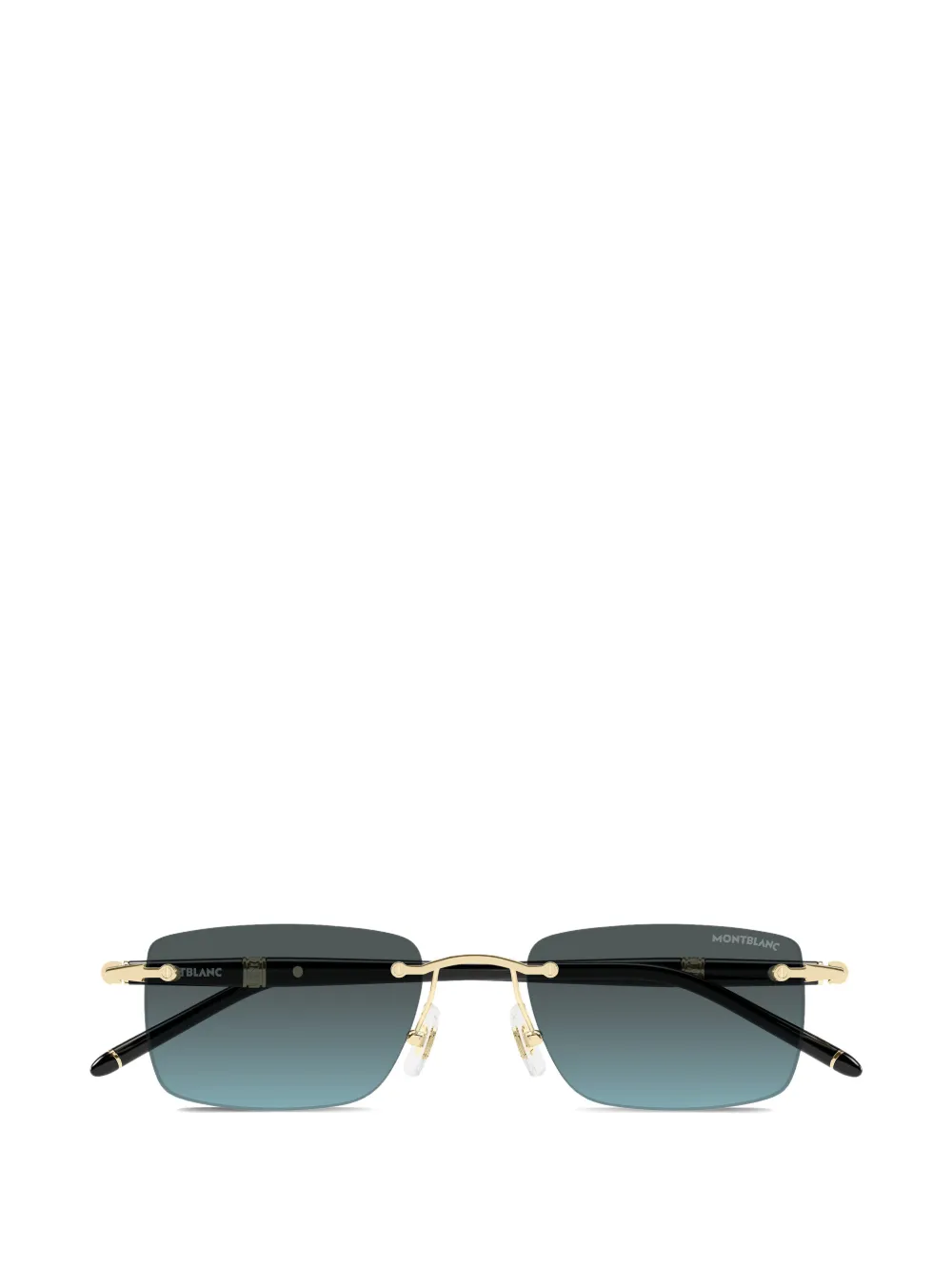 Montblanc squar-frame sunglasses - Oro