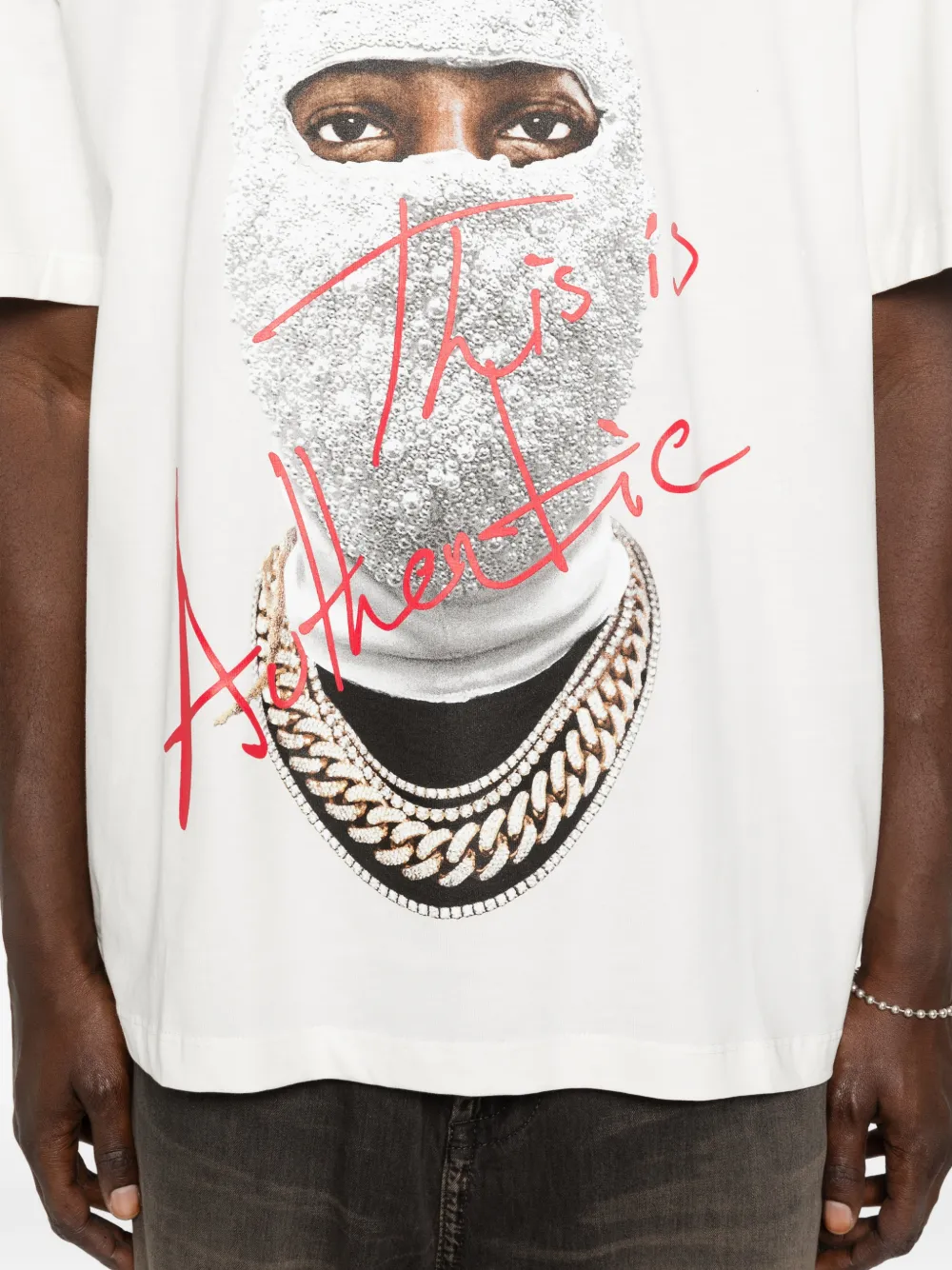 Ih Nom Uh Nit Mask Authentic T-shirt Wit