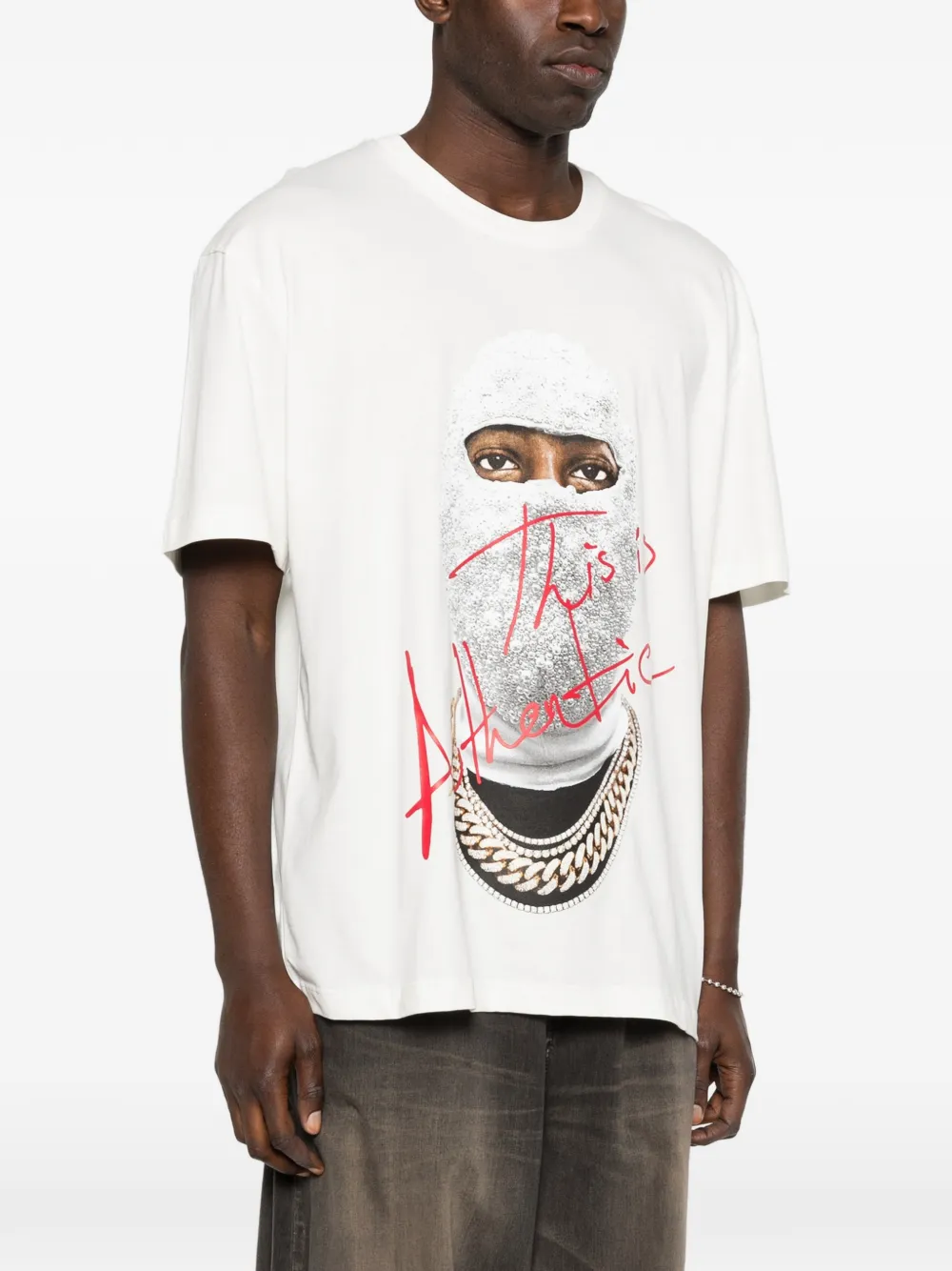Ih Nom Uh Nit Mask Authentic T-shirt Wit