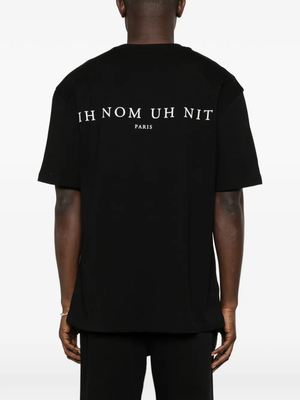 Ih Nom Uh Nit Paisley Mask Front T-shirt Zwart