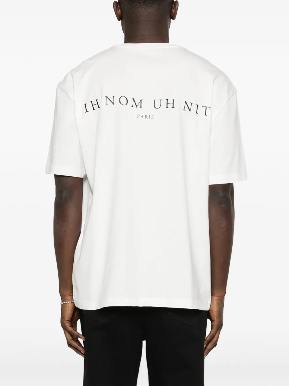 Ih Nom Uh Nit T-shirt met print Wit