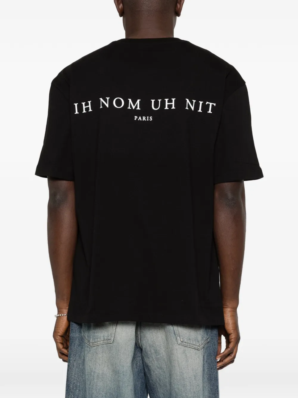 Ih Nom Uh Nit Mask Crosses T-shirt met print Zwart