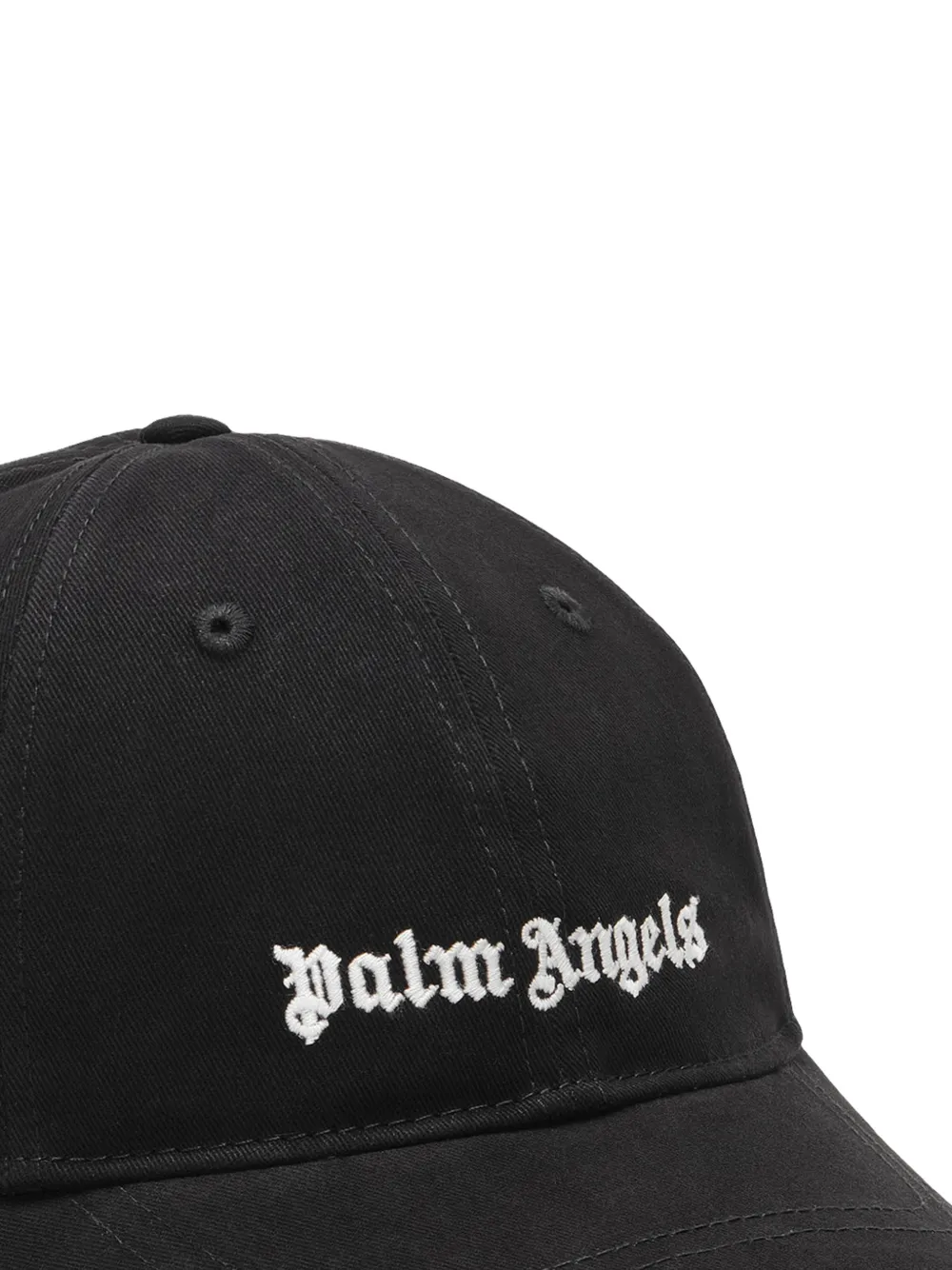 Palm Angels Kids Honkbalpet met logoprint Zwart