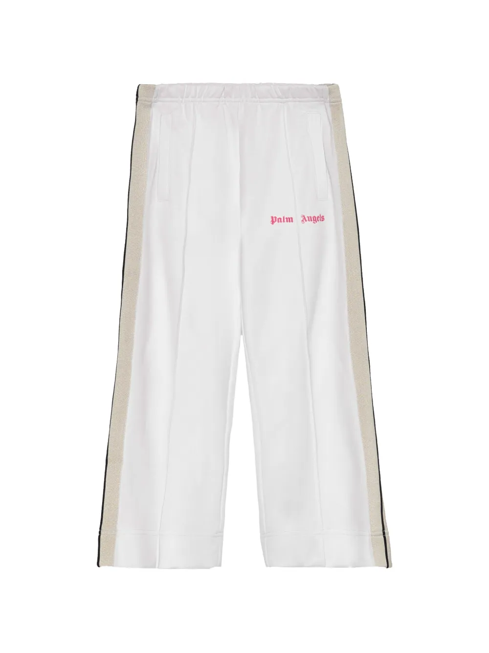 Palm Angels Kids Pantaloni sportivi con logo - Bianco