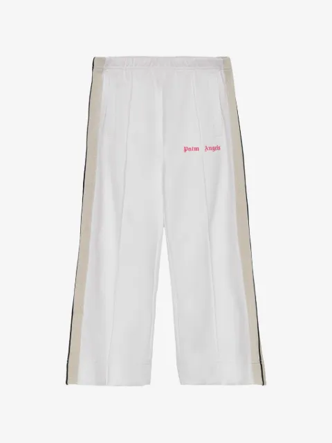 Palm Angels Kids logo-detail track pants