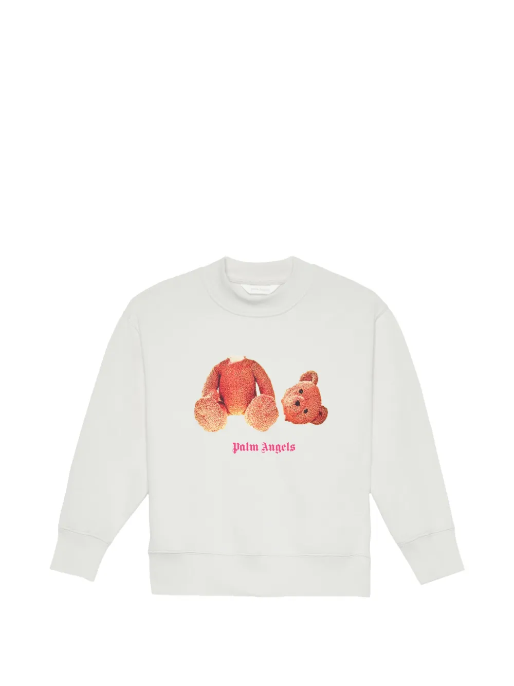 Palm Angels Kids Felpa con stampa - Bianco