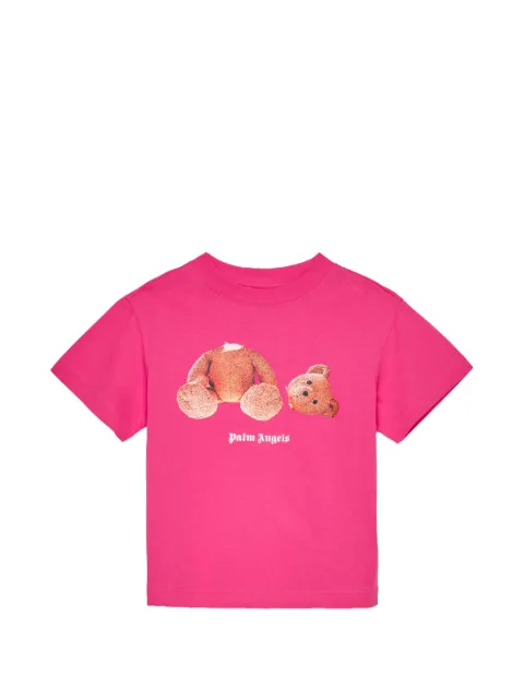 Palm Angels Kids teddy-print T-shirt