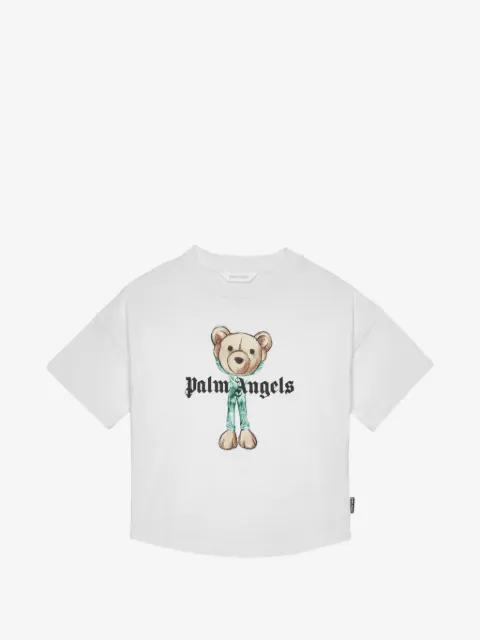 Palm Angels Kids bear-graphic T-shirt