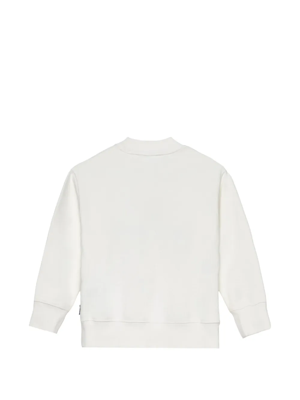 Palm Angels Kids Sweater met ronde hals en print Wit