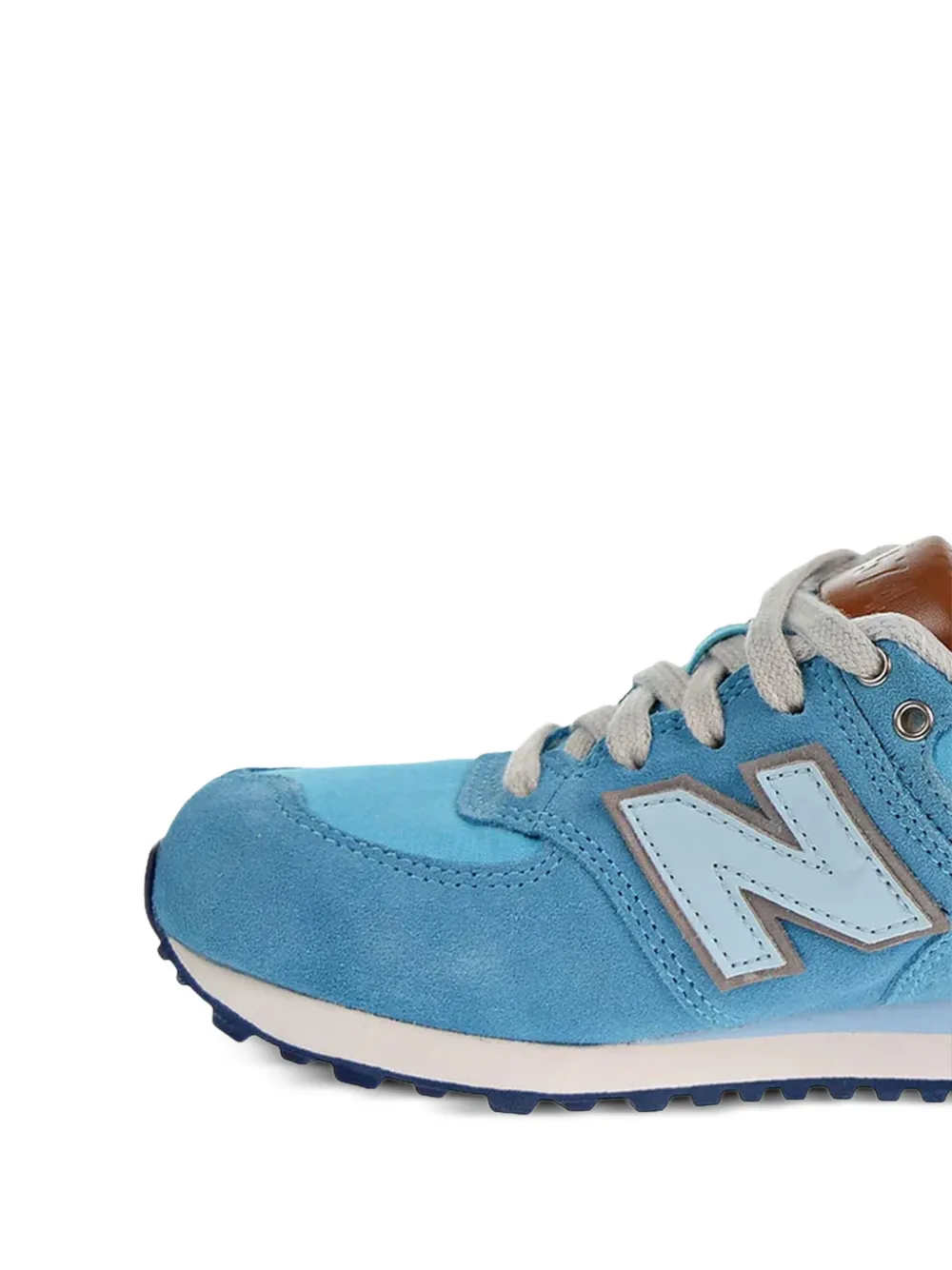 New Balance 574 PS logo sneakers Blauw