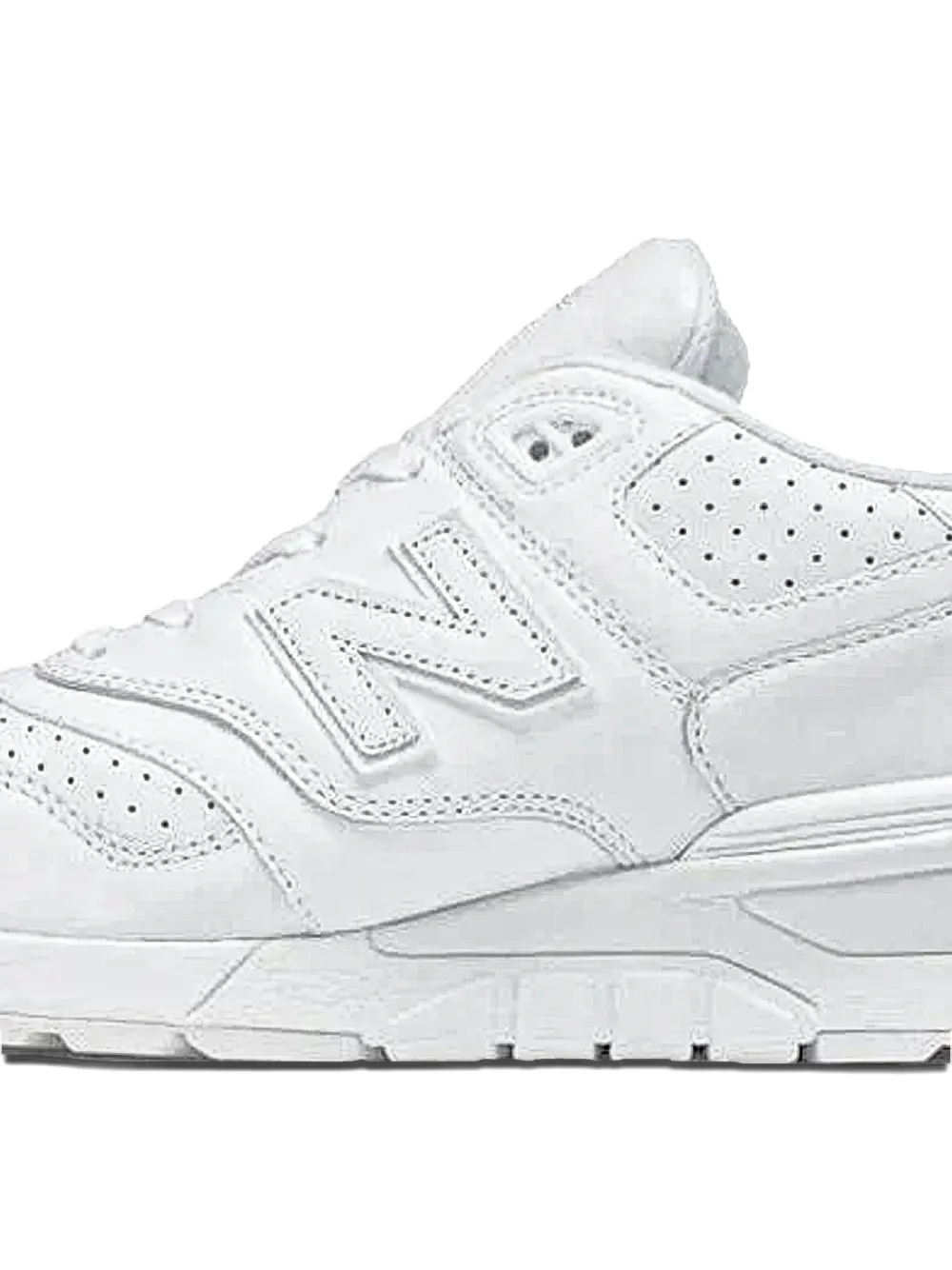New Balance 597 "White" Wit