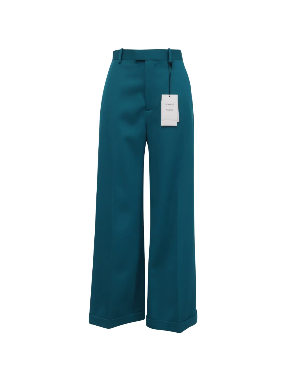 Bottega Veneta Pre-Owned high-rise wide-leg trousers - Blu