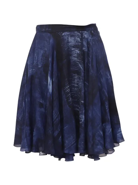 Ralph Lauren Vintage printed silk mini skirt