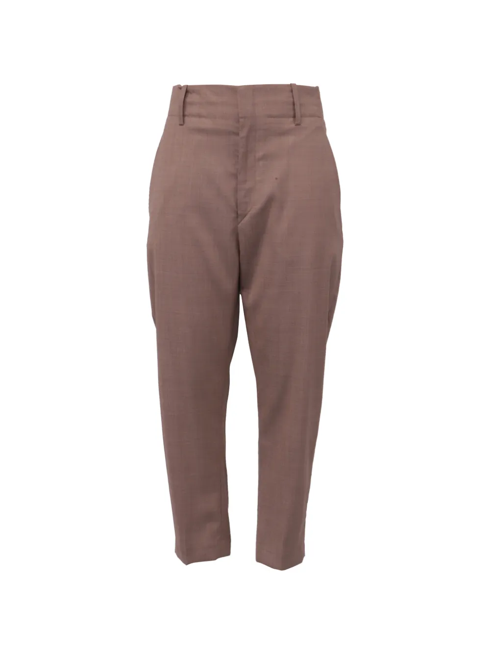 Isabel Marant Vintage cropped wool trousers - Marrone