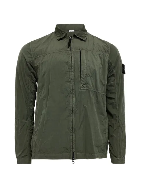 Stone Island zipped shirt jacket