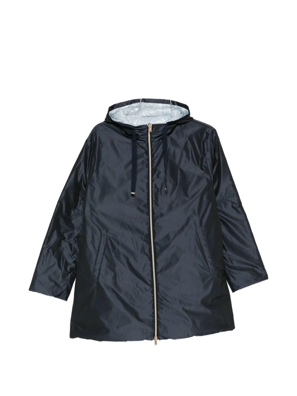 Herno hooded zip jacket - Blu