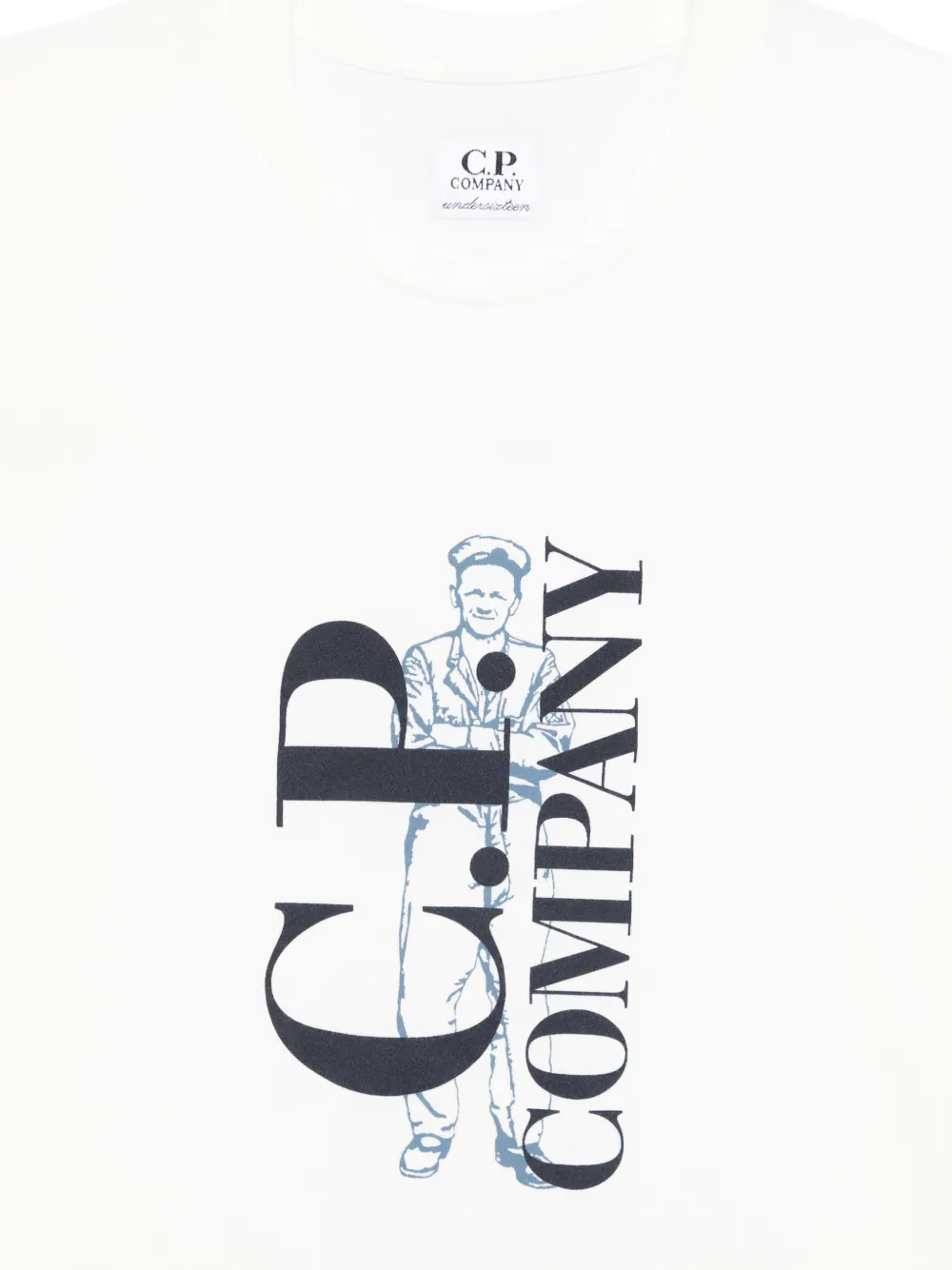 C.P. Company Kids T-shirt met print Wit