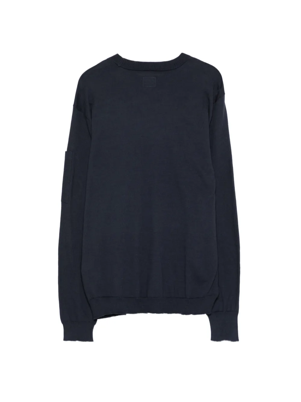 C.P. Company Kids Sweater met ronde hals en Lens-detail Blauw