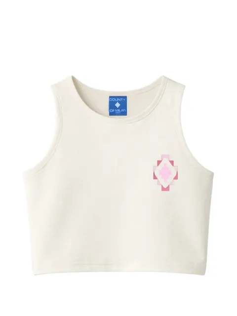 COUNTY OF MILAN print-detail tank top