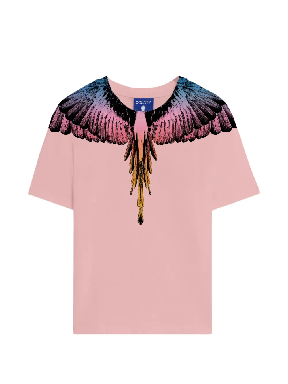 COUNTY OF MILAN T-shirt con stampa - Rosa