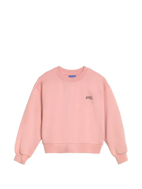 COUNTY OF MILAN Sweatshirt mit rundem Ausschnitt