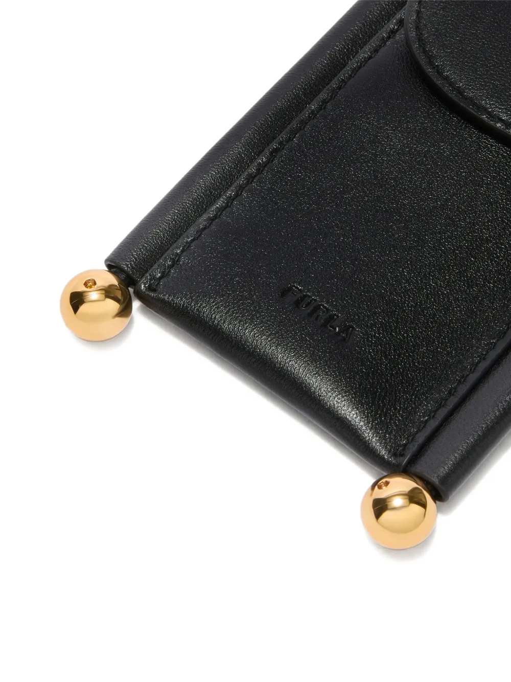 Furla Sfera pasjeshouder met band Zwart