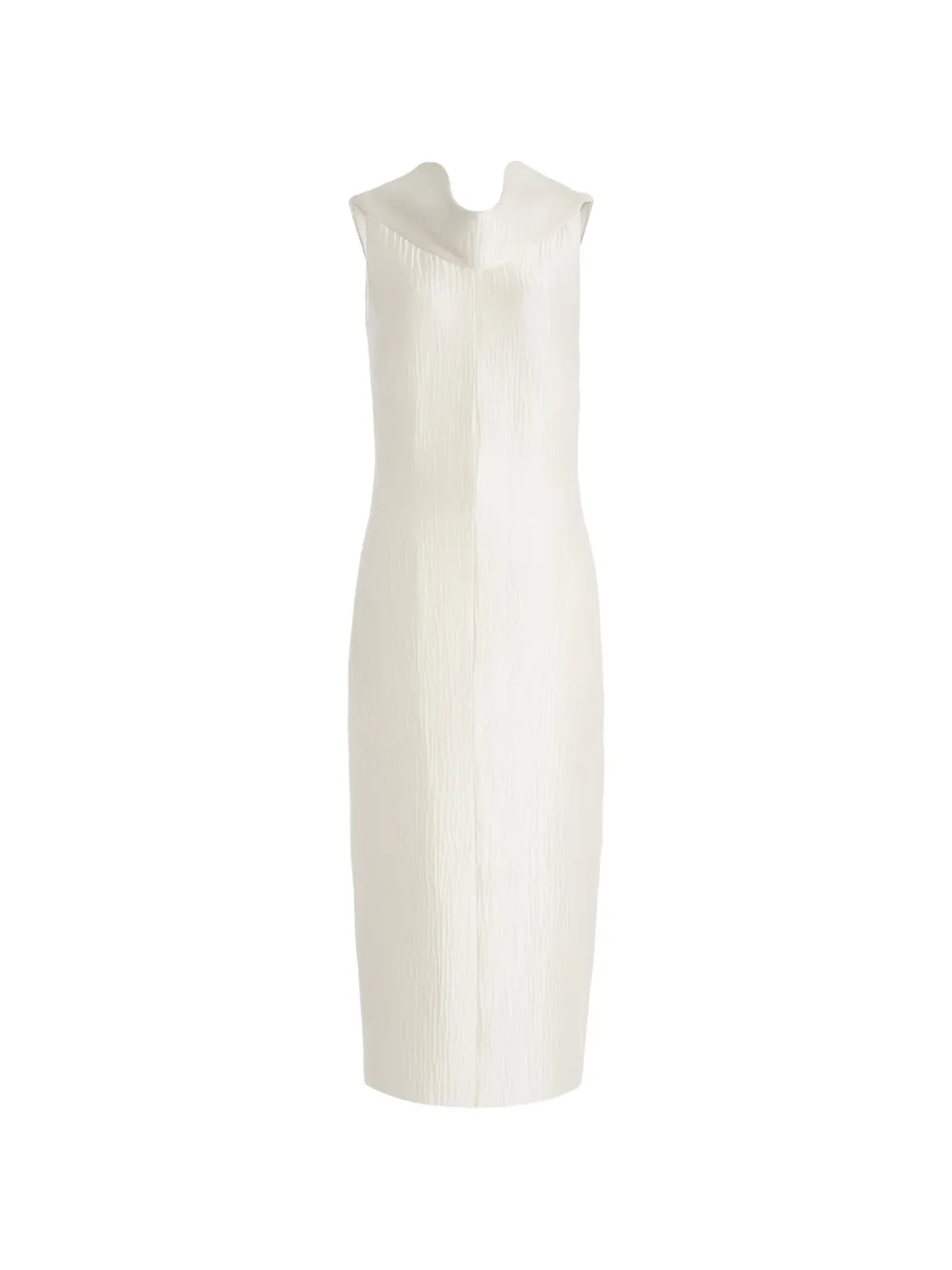 Brandon Maxwell Blair cowl neck dress - Bianco