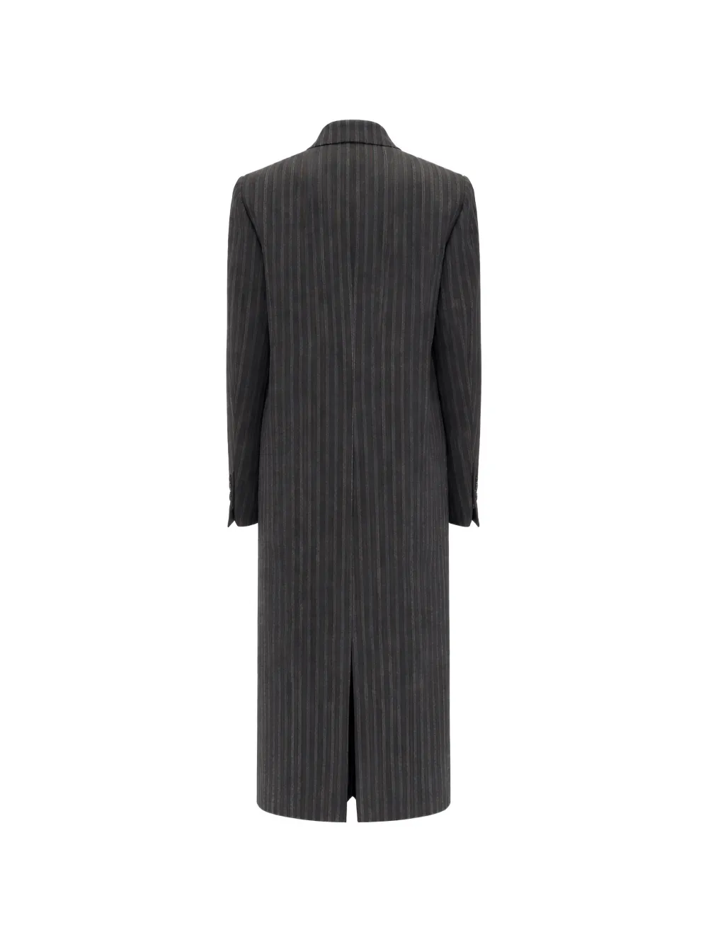  Ann Demeulemeester Pinstriped Twill Coat - Grey 