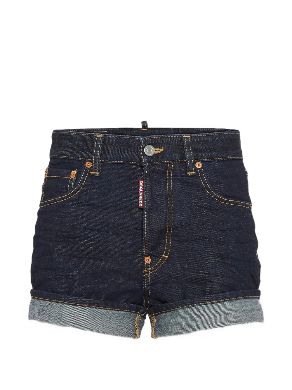 DSQUARED2 cuffed shorts - Blu