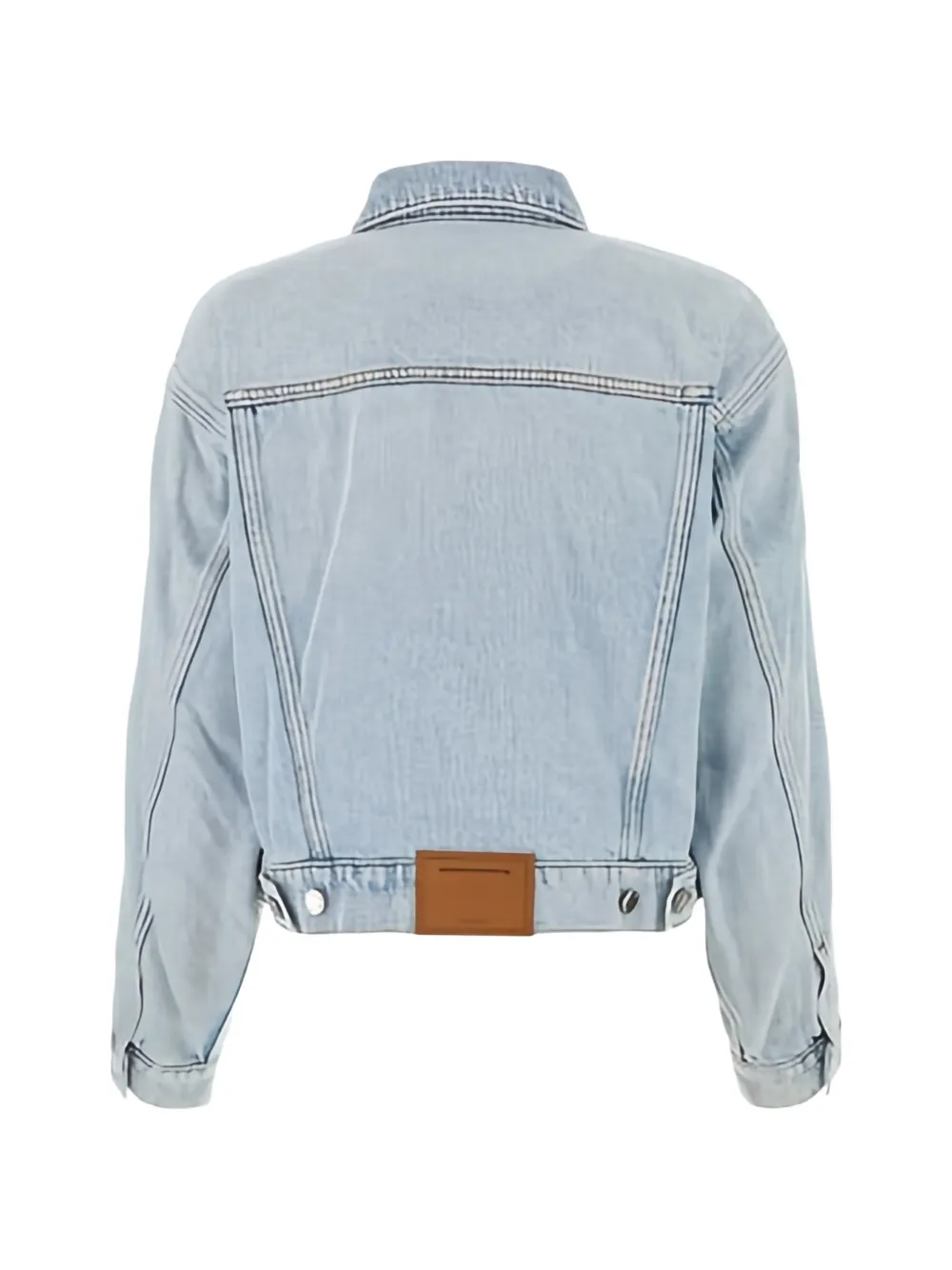 Alexander Wang Caged Denim Jacket in Blue, view 2