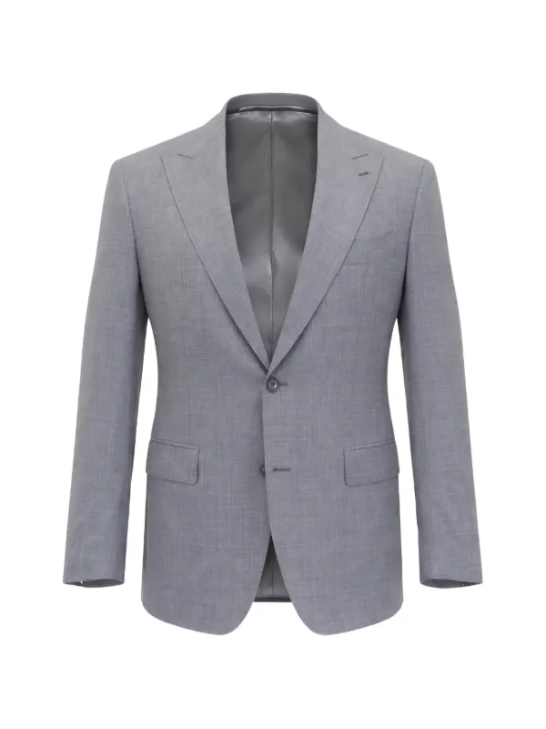 中古ゼニアBarneys New York ピークドラペルシングルスーツ グレー Atelier Munro ピークドラペル シングルスーツ | グレー | FARFETCH JP
