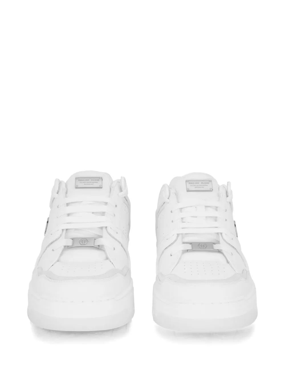 Philipp Plein Hexagon lo-top sneakers Wit