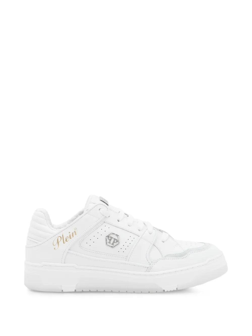 Philipp Plein Hexagon lo-top sneakers - Bianco
