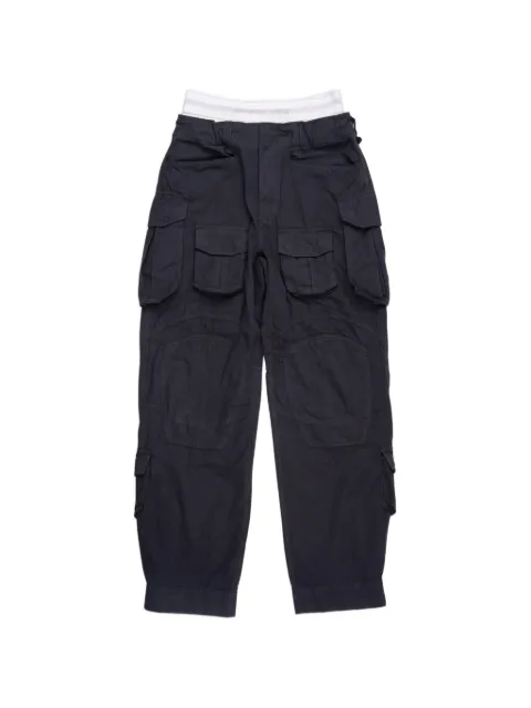Alexander Wang layered-effect cargo trousers