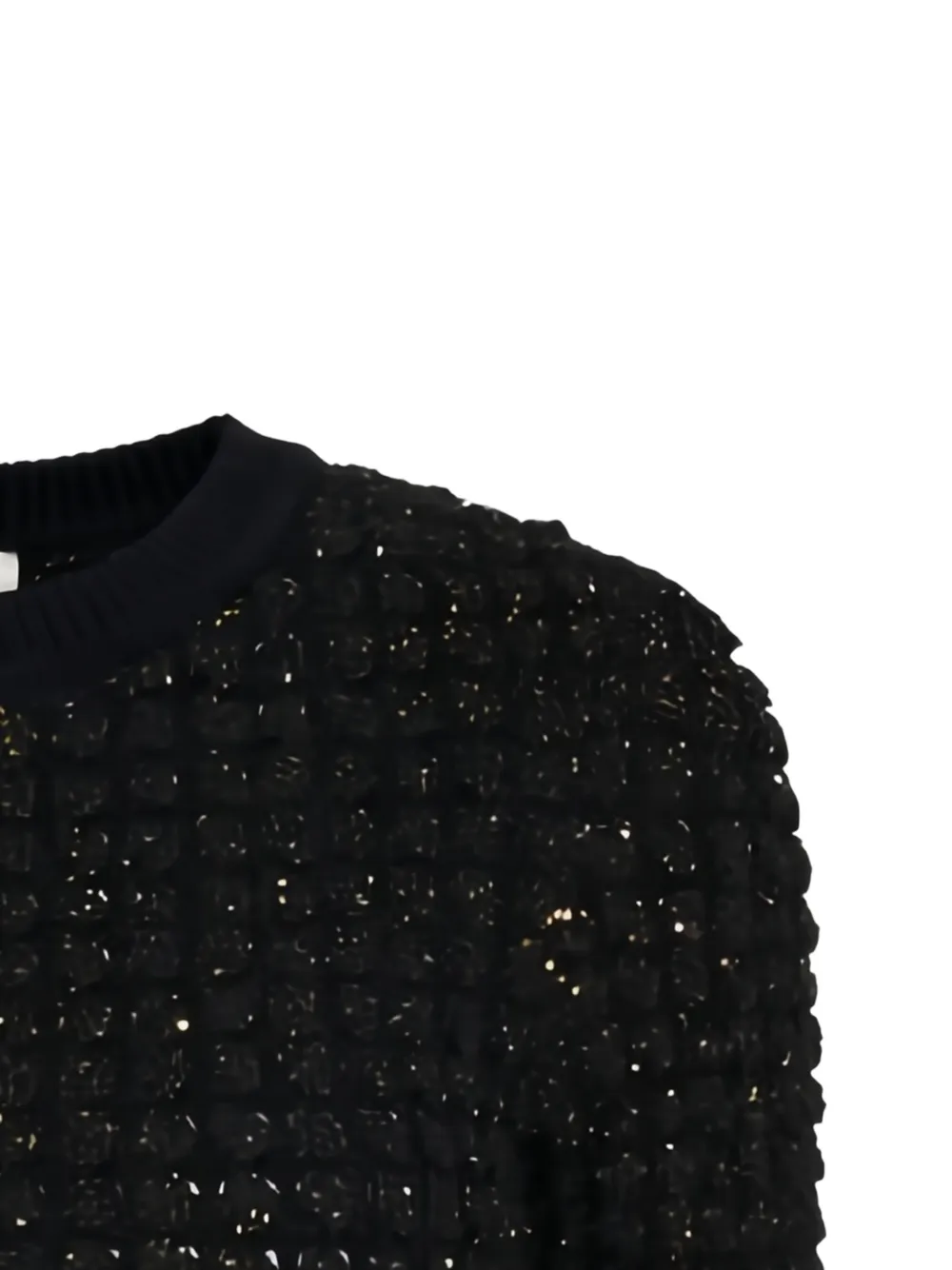 Sequin Embellished Textured Top