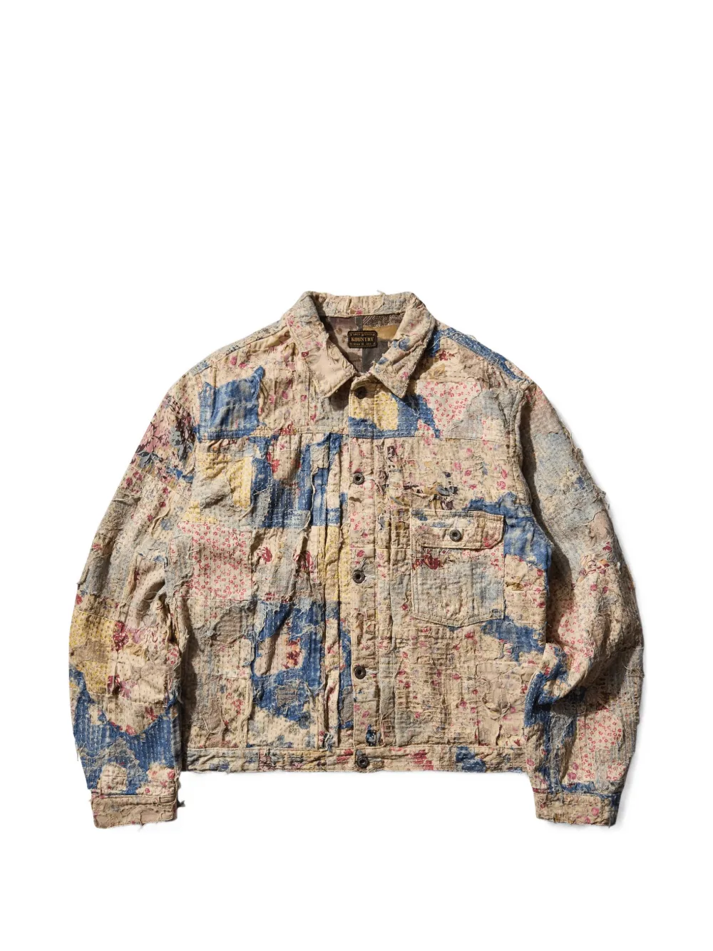 KAPITAL champetre boro jacket - Toni neutri