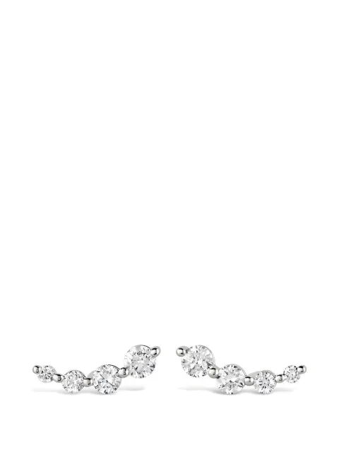 Dinny Hall Shuga diamond crawler studs earrings 