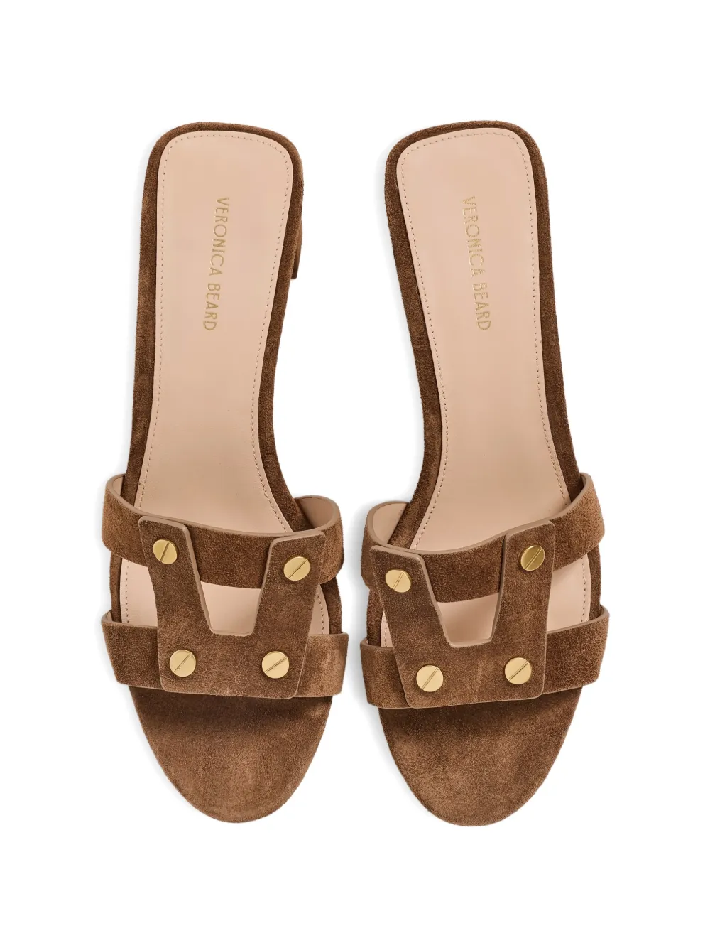 Veronica Beard studded heeled sandals Bruin