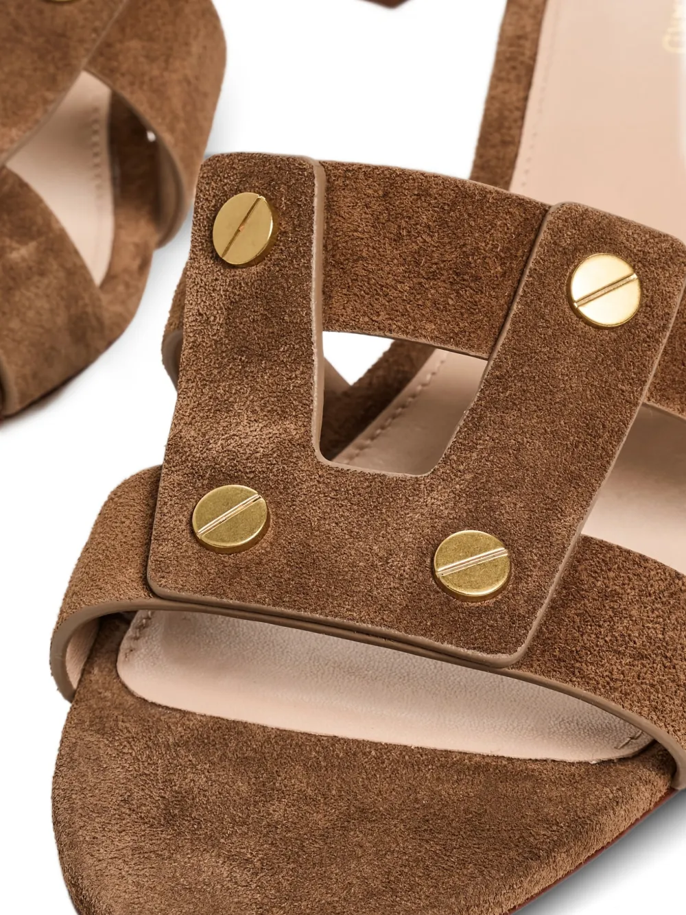 Veronica Beard studded heeled sandals Bruin