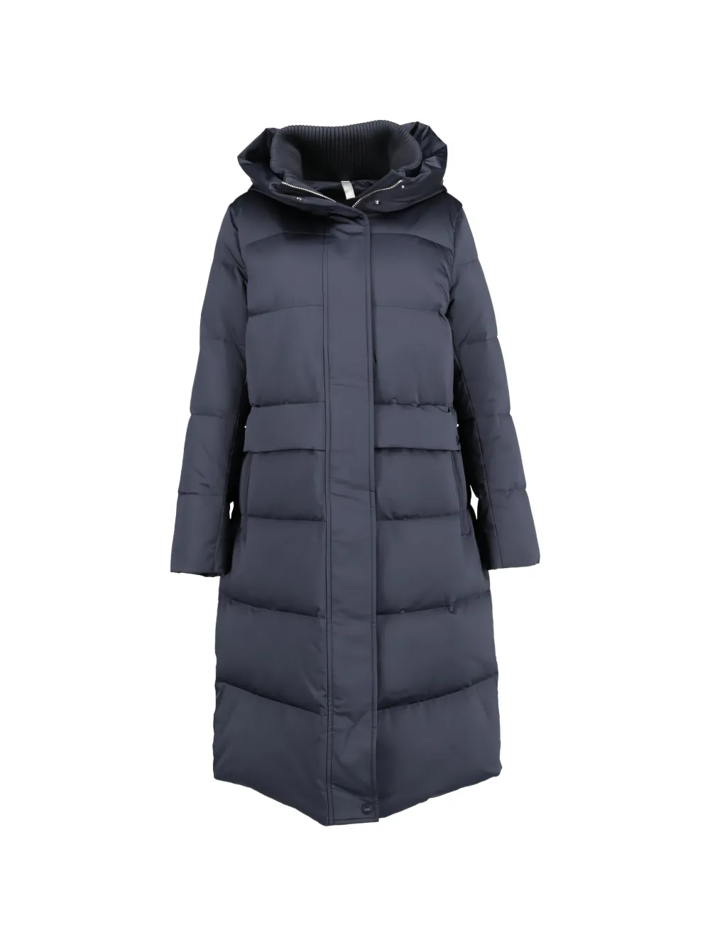 Duno hooded quilted coat - Blu