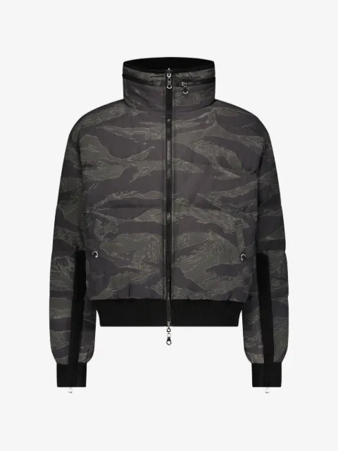 Mostly Heard Rarely Seen reversible camo puffer jacket