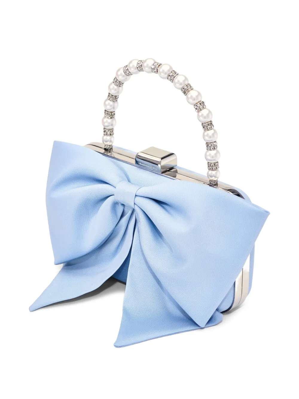  Sachin & Babi Bow-pearl Clutch Bag - Blue 