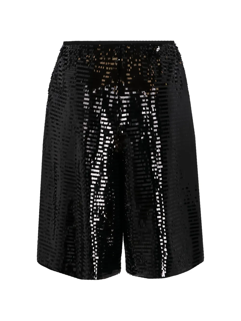  Armani Exchange Sequin-embellished Shorts - Black 